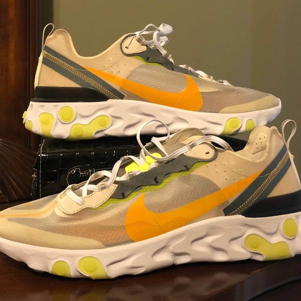 Nike React Element 87 ‘Light Orewood’’ size 15